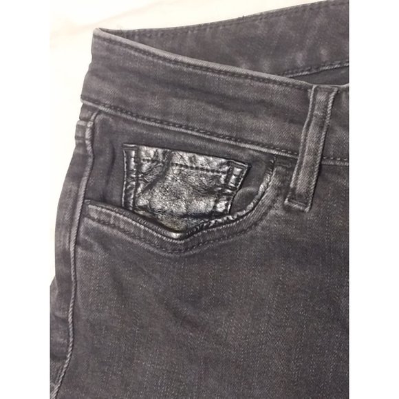 Lauren Ralph Lauren Women's Black Ankle Zip Jeans Size 4 - Picture 6 of 9